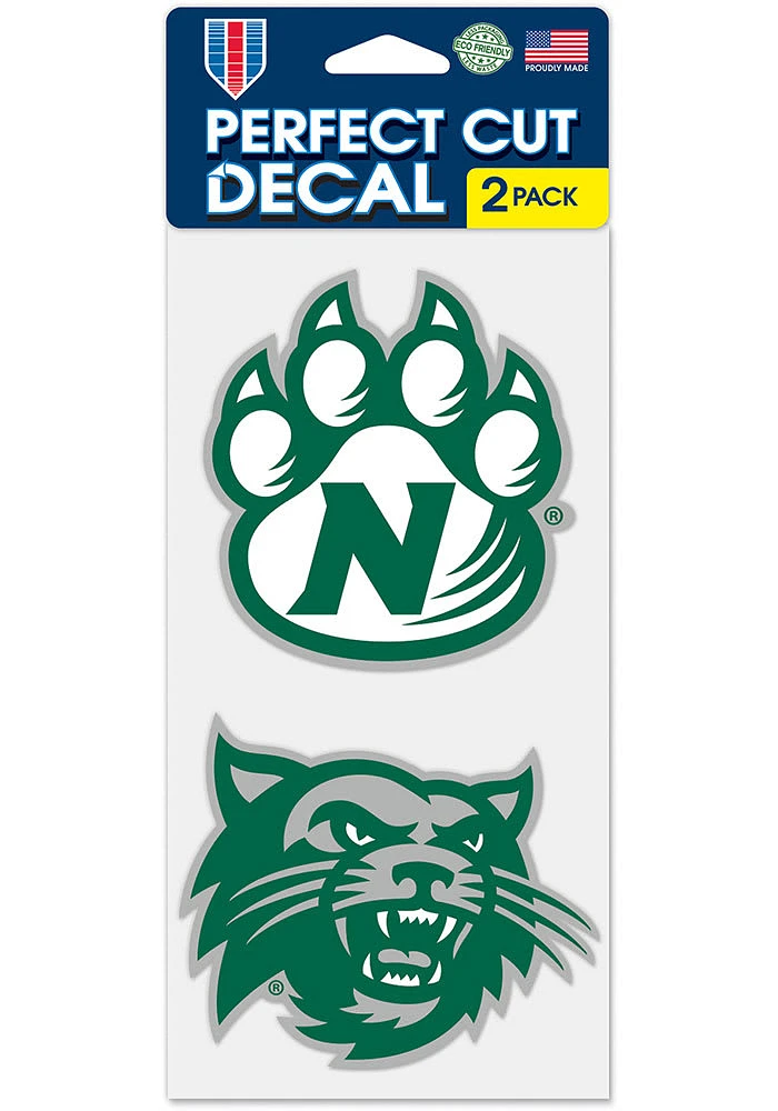 Northwest Missouri State Bearcats 4x4 2 Pack Auto Decal - Green