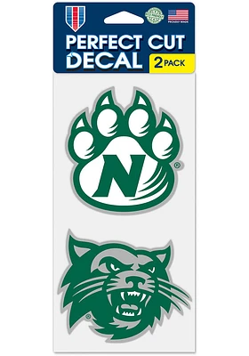 Northwest Missouri State Bearcats 4x4 2 Pack Auto Decal - Green