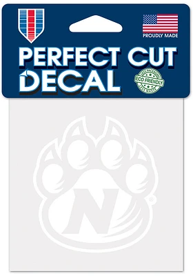 Northwest Missouri State Bearcats 4x4 White Auto Decal - White