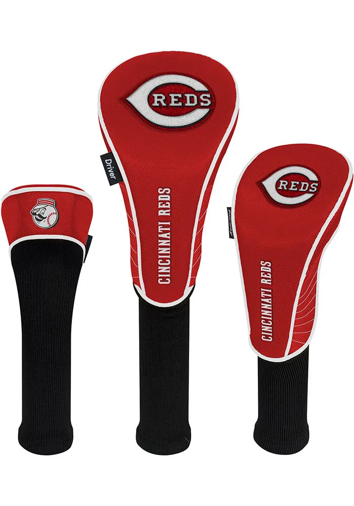 Cincinnati Reds Set of 3 Golf Headcover