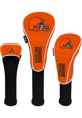 Cleveland Browns Driver, Fairway, and Hybrid headcovers Golf Headcover