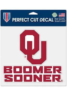 Oklahoma Sooners 8x8 Auto Decal