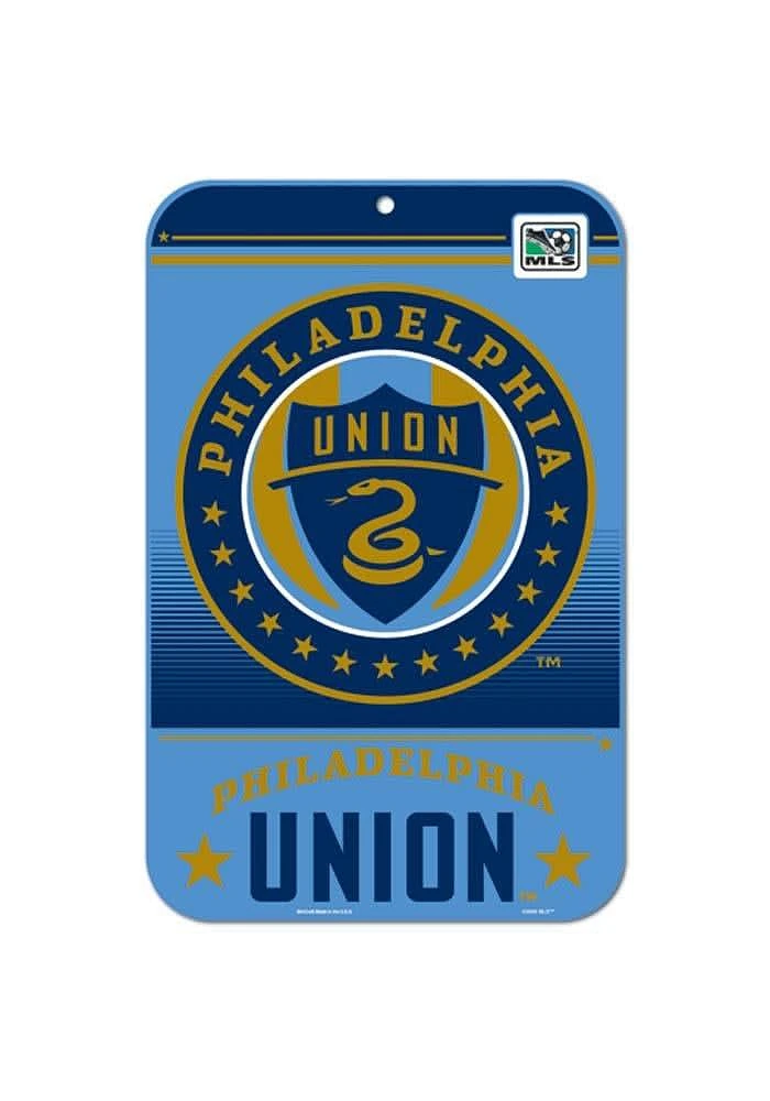 Philadelphia Union 11X17 Plastic Sign - Navy Blue