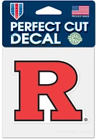 Rutgers Scarlet Knights 4x4 Auto Decal - Red