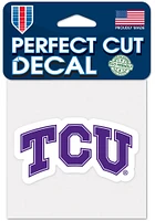 TCU Horned Frogs 4x4 Design Auto Decal - Purple