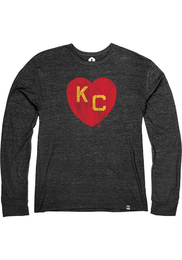 Rally Kansas City Monarchs Heart Long Sleeve Fashion T Shirt