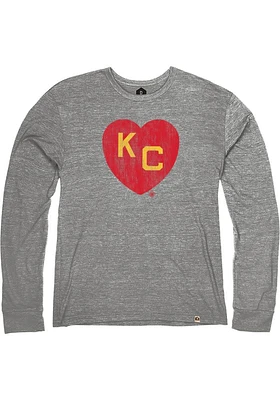 Rally Kansas City Monarchs Heart Long Sleeve Fashion T Shirt