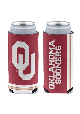 Oklahoma Sooners Striped Primary Logo Slim Coolie