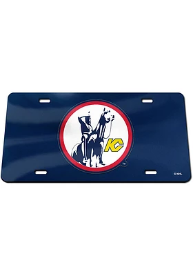 Kansas City Scouts Blue Inlaid Car Accessory License Plate