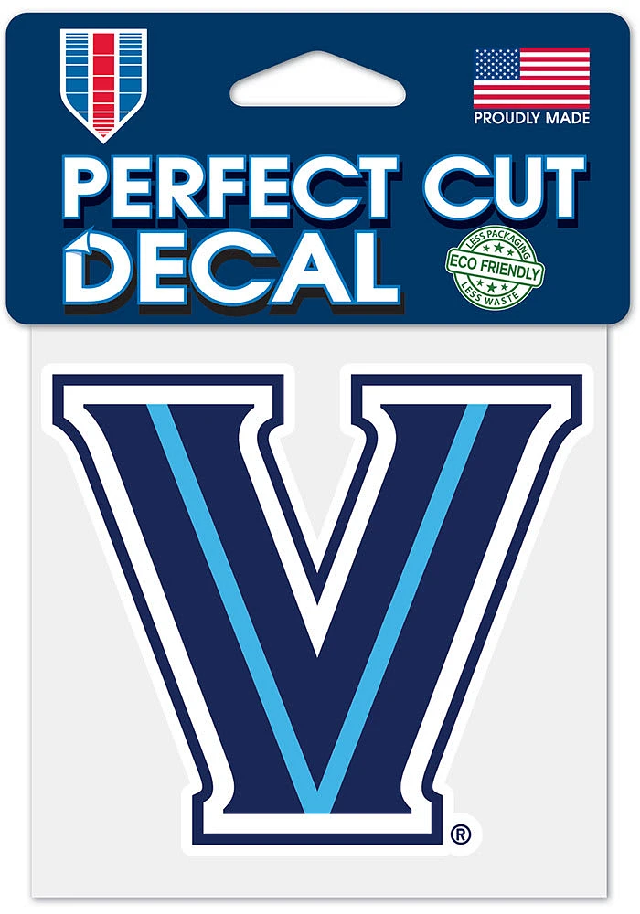 Villanova Wildcats 4x4 Auto Decal - Blue