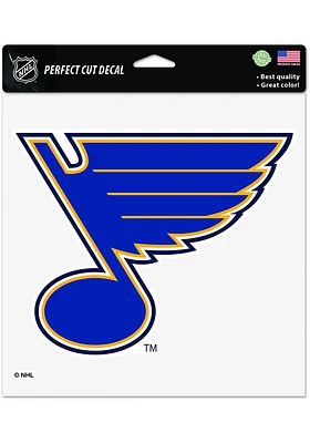 St Louis Blues 8x8 Logo Auto Decal - Blue