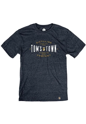 Rally Kansas City Navy Blue Toms Town Goat Logo Short Sleeve Fashion T Shirt