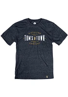 Rally Kansas City Navy Blue Toms Town Goat Logo Short Sleeve Fashion T Shirt