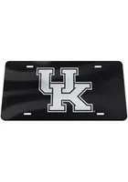 Kentucky Wildcats Silver on Black Car Accessory License Plate