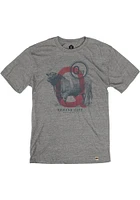 Rally Kansas City Grey Q39 Short Sleeve Fashion T Shirt
