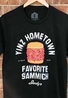 Rally Pittsburgh Black Isalys Yinz Hometown Short Sleeve Fashion T Shirt