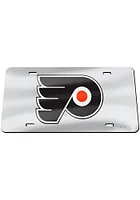 Philadelphia Flyers Silver Team Logo Silver Car Accessory License Plate