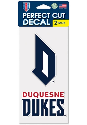 Duquesne Dukes 4x4 2 Pack Auto Decal - Blue
