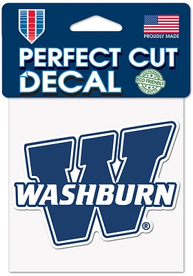 Washburn Ichabods 4x4 Auto Decal - Blue
