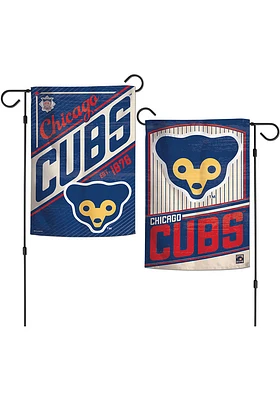 Chicago Cubs Cooperstown Garden Flag - Blue