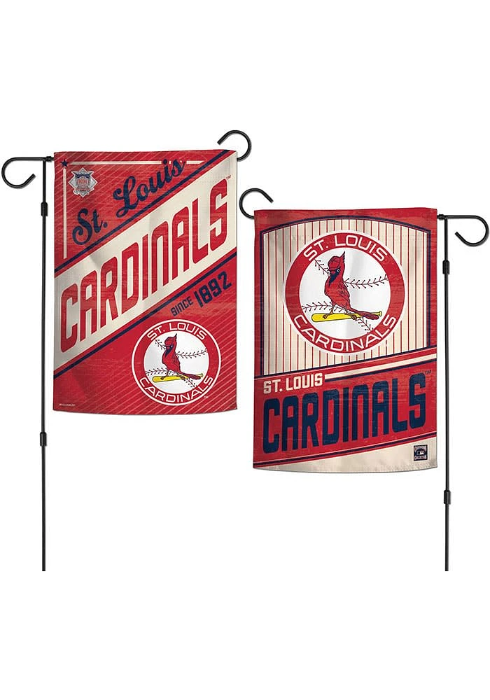 St Louis Cardinals Cooperstown Garden Flag - Red