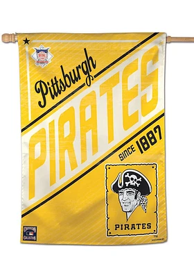 Pittsburgh Pirates 28x40 Cooperstown Banner - Black