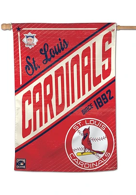 St Louis Cardinals 28x40 Cooperstown Banner - Red