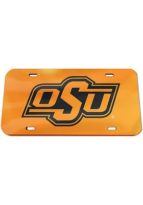 Oklahoma State Cowboys Orange Classic Car Accessory License Plate