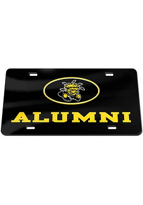 Wichita State Shockers Black Classic Car Accessory License Plate
