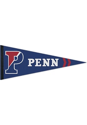 Pennsylvania Quakers 12X30 Premuim Pennant - Blue