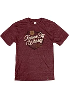 Rally Kansas City Maroon Extra Fine Short Sleeve Fashion T Shirt