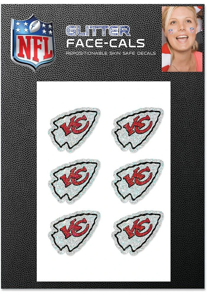Kansas City Chiefs Glitter Tattoo