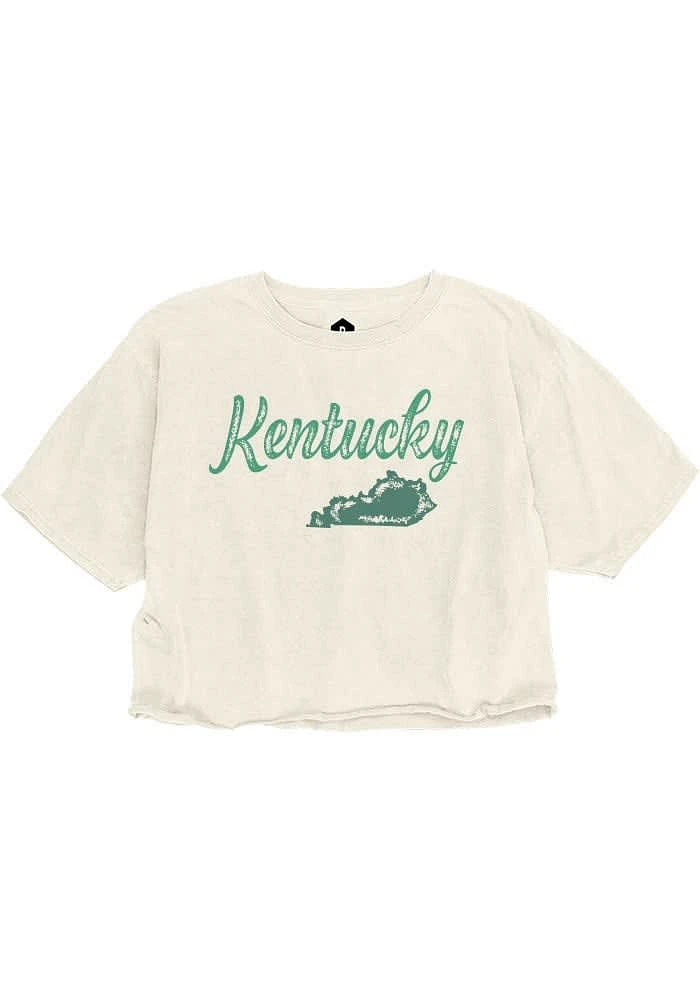 Rally Kentucky Womens Ivory Retro St Pats Short Sleeve T-Shirt