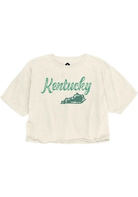Rally Kentucky Womens Ivory Retro St Pats Short Sleeve T-Shirt