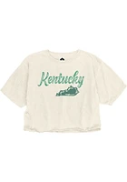 Rally Kentucky Womens Ivory Retro St Pats Short Sleeve T-Shirt