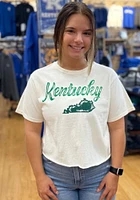 Rally Kentucky Womens Ivory Retro St Pats Short Sleeve T-Shirt