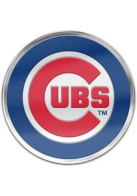 Chicago Cubs Round Auto Badge Design Car Emblem - Blue
