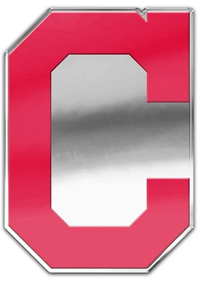 Cleveland Guardians Team Auto Badge Graphic Car Emblem - Red