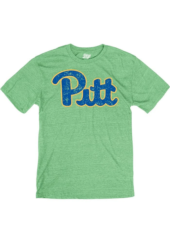 Pitt Panthers Green Saint Patrick Short Sleeve T Shirt