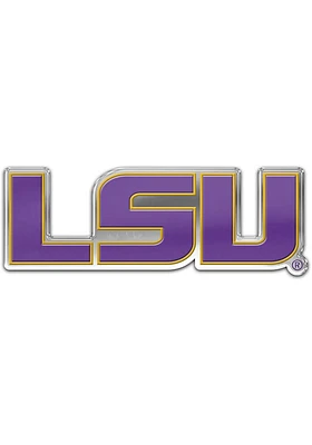 LSU Tigers Auto Badge Graphic Car Emblem - Purple