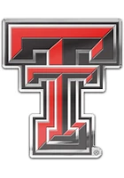 Texas Tech Red Raiders Auto Badge Car Emblem - Red