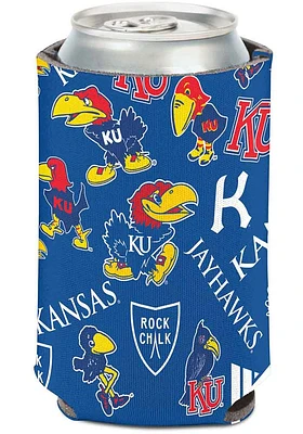 Kansas Jayhawks 12 oz. Can Graphic Coolie