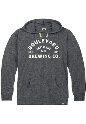 Rally Kansas City Mens Navy Blue Boulevard Long Sleeve Hoodie