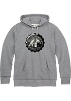 Rally Kansas City Mens Grey Boulevard Long Sleeve Hoodie