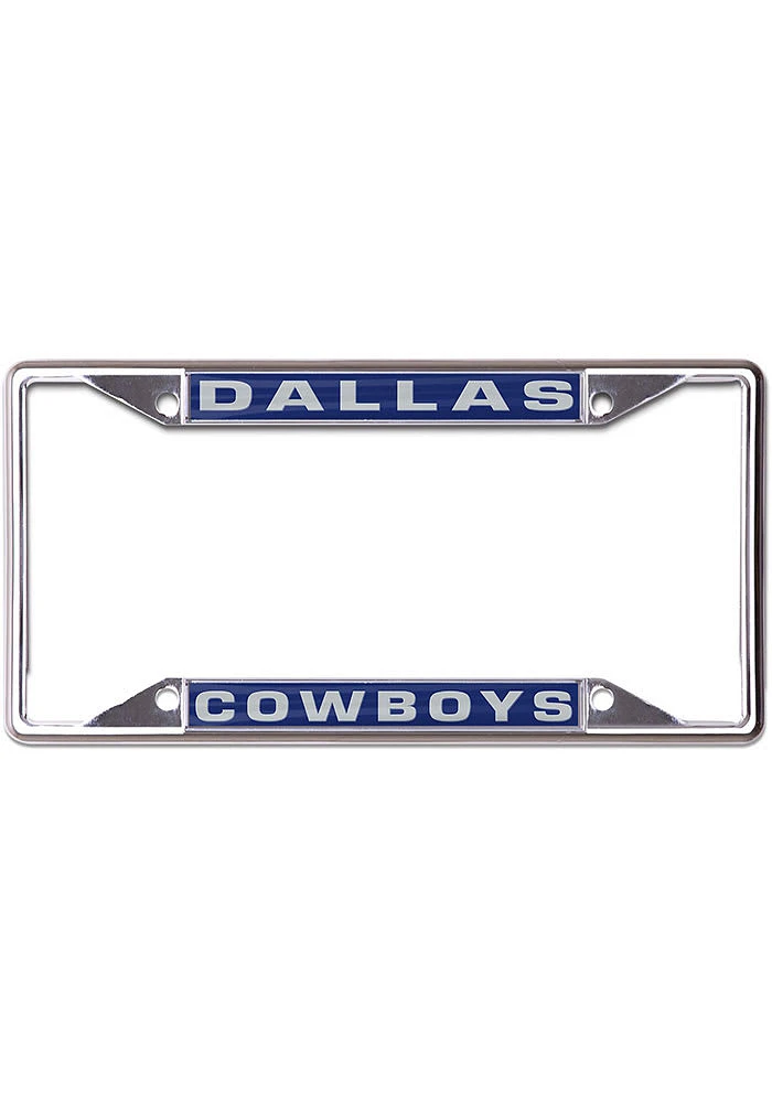 Dallas Cowboys Metallic Inlaid License Plate Frame - Blue