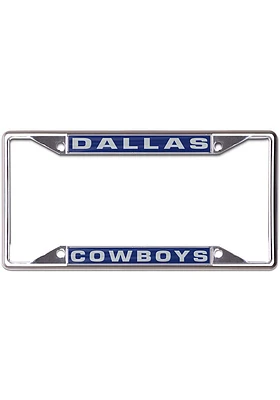 Dallas Cowboys Metallic Inlaid License Plate Frame - Blue