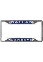 Dallas Cowboys Metallic Inlaid License Plate Frame - Blue