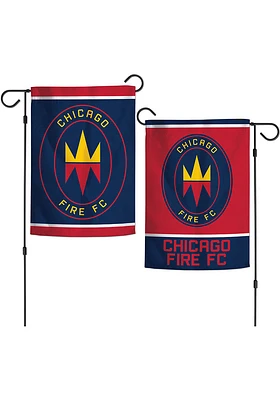 Chicago Fire 2 Sided Garden Flag