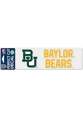 Baylor Bears 3x10 Auto Decal - Green