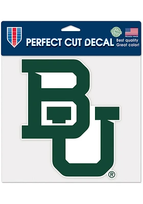 Baylor Bears 8x8 Auto Decal - Green